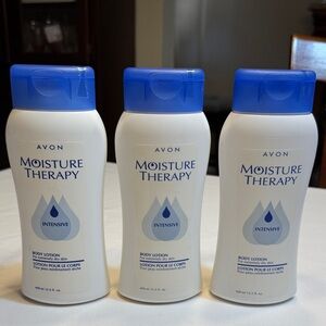 (3) NEW SEALED Avon moisture therapy Body Lotion. 400ml.—13.5 fl. oz.